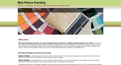 Desktop Screenshot of bobpeterspainting.net